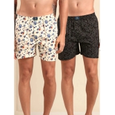 Joven Black Cotton Mens Boxer- ( Pack of 2 ) - None