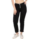 Diaz - 100% Cotton Black Womens Running Trackpants ( Pack of 1 ) - None