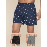 XYXX - Multi Cotton Mens Boxer- ( Pack of 3 ) - None