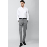 Men White Slim Fit Formal Full Sleeves Formal Shirt