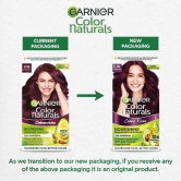 Garnier, Hair Colouring Creme, Long-Lasting Colour, Smoothness & Shine, Color Naturals, Shade: 3.16 Burgundy, 70Ml + 60G