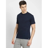 Jockey 2714 Mens Super Combed Cotton Rich Solid Round Neck T-Shirt - Navy - None