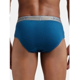 Jockey 8037 Men Super Combed Cotton Solid Brief with Ultrasoft Waistband - Seaport Teal - None