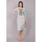 JC4U - Grey Cotton Womens Straight Kurti ( Pack of 1 ) - None