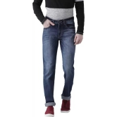 Men Regular Mid Rise Blue Jeans