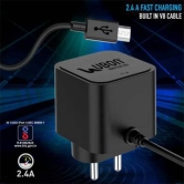 UBON CH-67 Fastest Series 2.4A TypeC Charger (Black)