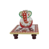 Frabjous Marble Ganesha Idol x cms