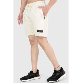 Fuaark Beige Cotton Blend Mens Gym Shorts ( Pack of 1 ) - None