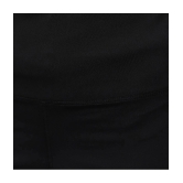 Omtex Black Polyester Solid Shorts - Single - None