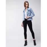 Miss Chase - Cotton Blue Denim Jacket - None