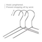 VARKAUS - Stainless Steel Standard Clothes Hangers ( Pack of 12 )