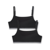 Girls Beginners Bra_ Black Combo-11-12 Years