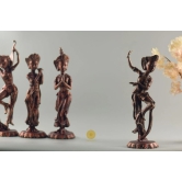 Classical Dance Pose Lady statue-Gold