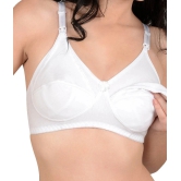 Softskin White Cotton Bra - 40