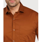 Springberry - 100% Cotton Slim Fit Rust Men's Casual Shirt ( Pack of 1 ) - None