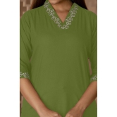 Kapadia Green Rayon Womens Regular Top ( Pack of 1 ) - None