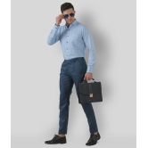 Inspire Clothing Inspiration - Blue Polycotton Slim - Fit Men's Formal Pants ( Pack of 1 ) - None