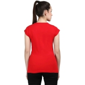 Diaz Cotton Red T-Shirts - Single - None