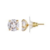 YouBella Golden American Diamond Gold Plated Earrings Combo