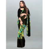 ANAND SAREES - Green Georgette Saree Without Blouse Piece ( Pack of 1 ) - Green