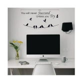 Asmi Collection Success Motivational Quotes Wall Sticker ( 36 x 80 cms )