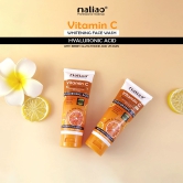 Maliao Vitamin C Whitening Face Wash with Berry Glutathione & Hyaluronic Acid for Glowing Skin (Deep Cleansing, Oil Control, Anti-Acne, Moisturizing, All Skin Types)