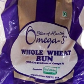 Omega Whole Wheat Bun, 100 Gm