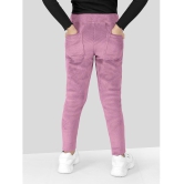 Naughty Ninos Girls Pink Super Stretch Cordrouy Jeggings - None