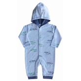 All Over Printed Planes on Full Romper/Sleeper with Hood (100% Cotton Interlock)