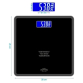 Hoffen Digital Electronic LCD Personal Health Body Fitness Bathroom Weighing Scale HO-18 Black