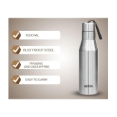 Milton Super 1000 5 Pcs Set Silver 1000 mL Stainless Steel Water Bottle set of 5 - Silver