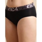 IC4 Black Hipster Polyester Solid Womens Hipster ( Pack of 1 ) - None