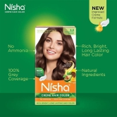 Nisha Creme Hair Color 3.5 Chocolate Brown 120g Pack of 3, Permanent Hair Colour, No Ammonia, 100% Grey Coverage