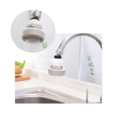 360 Degree Rotating ABS Silicone and Stainless Steel Sprinkler Faucet Pressurizing Water Tap