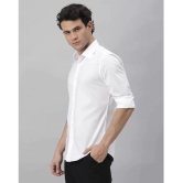 liferoads - White 100% Cotton Slim Fit Men's Casual Shirt ( Pack of 1 ) - None