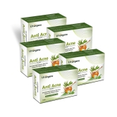 LA ORGNO Anti Acne Soap For Remove Acne, Blemishes & Scars Soap -  75 gms each Pack of 5