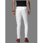 HALOGEN - White Denim Slim Fit Mens Jeans ( Pack of 1 ) - None