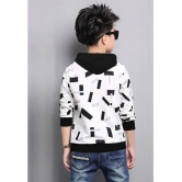 FORCE Kids Cotton hooded Tshirt White::Black::Grey 8-9 Years - None