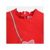 MINI KLUB Pack of 1 Baby Girls Cotton Top ( Red ) - None