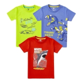 Cub Mcpaws - Multi Color Cotton Boy's T-Shirt ( Pack of 3 ) - None