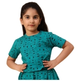 Diaz Multi Cotton Girls Top ( Pack of 1 ) - None