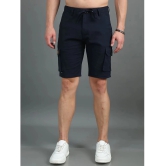 Paul Street Navy Linen Mens Shorts ( Pack of 1 ) - None