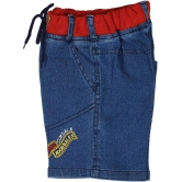 Cremlin Clothing - Blue Denim Boys Shorts ( Pack of 1 ) - None