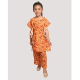 Addyvero Yellow Polyester Girls Kurti With Palazzo ( Pack of 1 ) - None