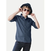 Radprix Single 100% Cotton Full Sleeves Shirt ( Blue ) - None