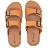 Inblu Tan Mens Slide Flip Flop - None