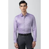 Men Purple Regular Fit Formal Full Sleeves Formal Shirt