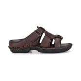 softio Brown Flip Flops - 8