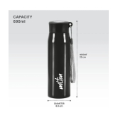 Milton Handy 650 Stainless Steel Water Bottle (690 ml) Black - Black