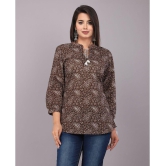 JC4U - Brown Cotton Blend Women's Regular Top ( Pack of 1 ) - None